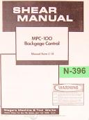 Niagara-Niagara 31 & 33, Ring & Circle Shears, Instructions and Parts List Manual 1989-31-33-04